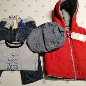 Boys Jean Bourget Outfit, 12Months